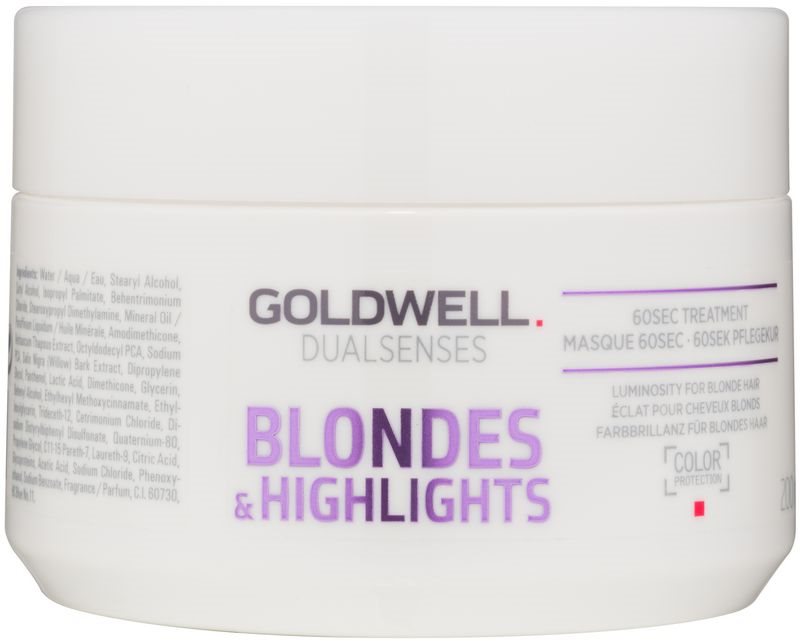 Goldwell Dualsenses Blondes & Highlights maseczka regenerująca neutralizujący żółtawe odcienie