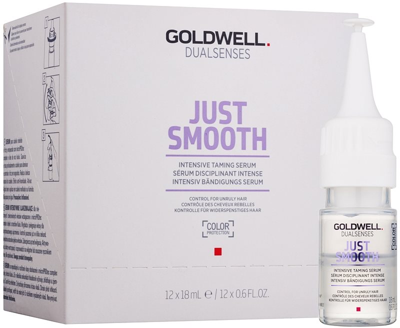 Goldwell Dualsenses Just Smooth sérum suavizante para cabelos crespos e inflexíveis