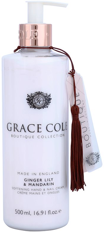 Grace Cole Boutique Ginger Lily & Mandarin crema suavizante para manos y uñas