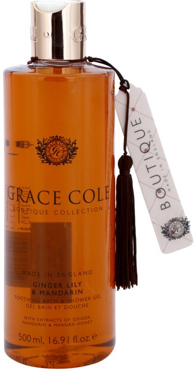 Grace Cole Boutique Ginger Lily & Mandarin zklidňující koupelový a sprchový gel