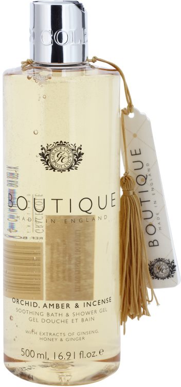 Grace Cole Boutique Orchid, Amber & Incense gel de duche e banho suave
