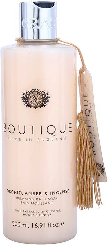 Grace Cole Boutique Orchid, Amber & Incense espuma de baño relajante