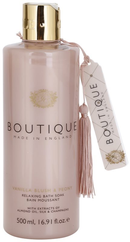 Grace Cole Boutique Vanilla Blush & Peony espuma de baño relajante