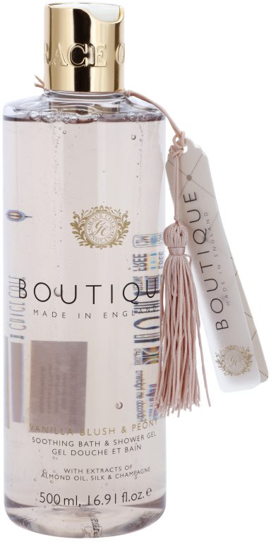 Grace Cole Boutique Vanilla Blush & Peony gel de duche e banho suave