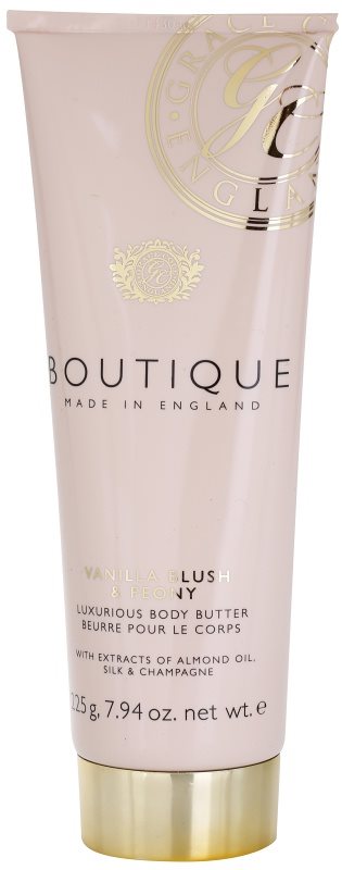 Grace Cole Boutique Vanilla Blush & Peony luxusní tělové máslo