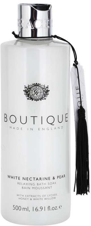 Grace Cole Boutique White Nectarine & Pear relaxáló fürdőhab