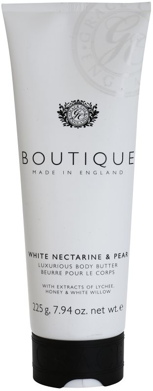 Grace Cole Boutique White Nectarine & Pear luxuriöse Körperbutter