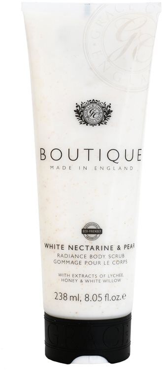 Grace Cole Boutique White Nectarine & Pear aufhellendes Bodypeeling