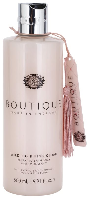 Grace Cole Boutique Wild Fig & Pink Cedar relaxačná pena do kúpeľa