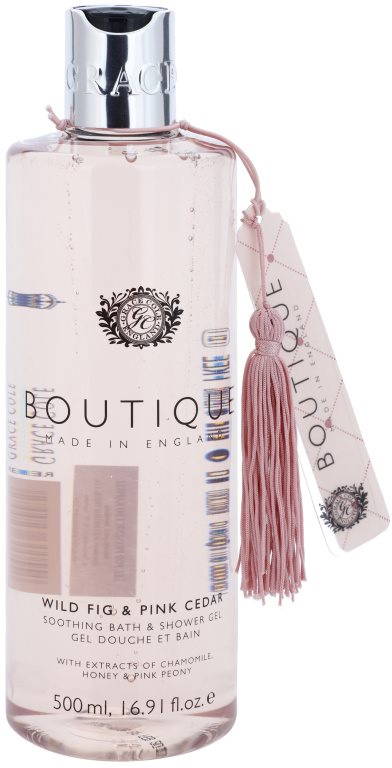 Grace Cole Boutique Wild Fig & Pink Cedar bőrnyugtató fürdő- és tusoló gél