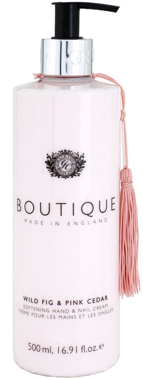 Grace Cole Boutique Wild Fig & Pink Cedar zjemňujúci krém na ruky a nechty