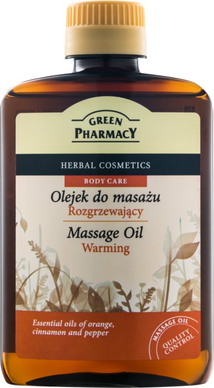 Green Pharmacy Body Care hřejivý masážní olej