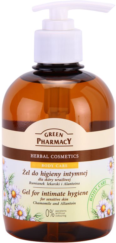 Green Pharmacy Body Care Chamomile & Allantoin gel pentru igiena intima pentru piele sensibila