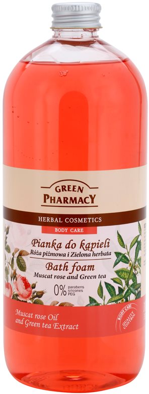 Green Pharmacy Body Care Muscat Rose & Green Tea Bath Foam