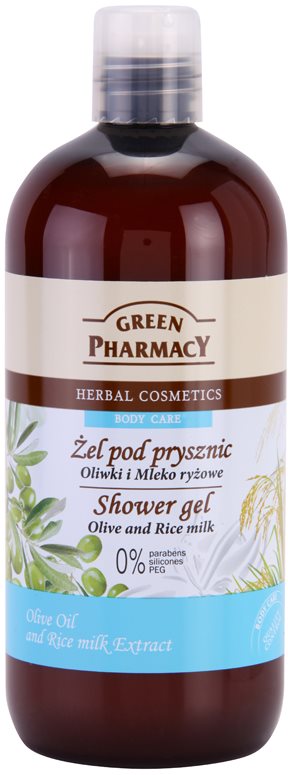Green Pharmacy Body Care Olive & Rice Milk gel de ducha