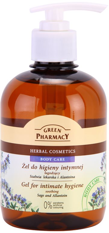 Green Pharmacy Body Care Sage & Allantoin gel calmant pentru igiena intima