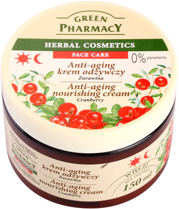 Green Pharmacy Face Care Cranberry Nourishing Cream with Anti-Aging Effect
