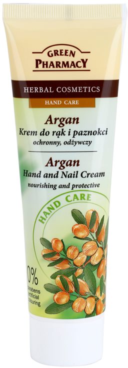 Green Pharmacy Hand Care Argan výživný a ochranný krém na ruce a nehty