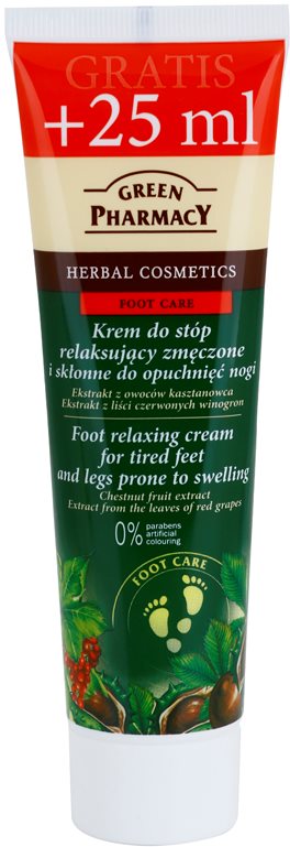 Green Pharmacy Foot Care crema relajante para pies cansados y piernas hinchadas