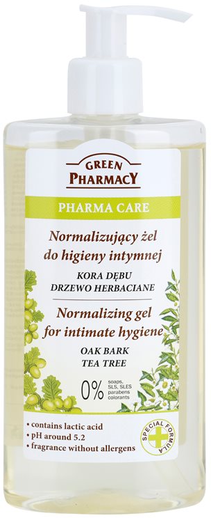Green Pharmacy Pharma Care Oak Bark Tea Tree żel do higieny intymnej