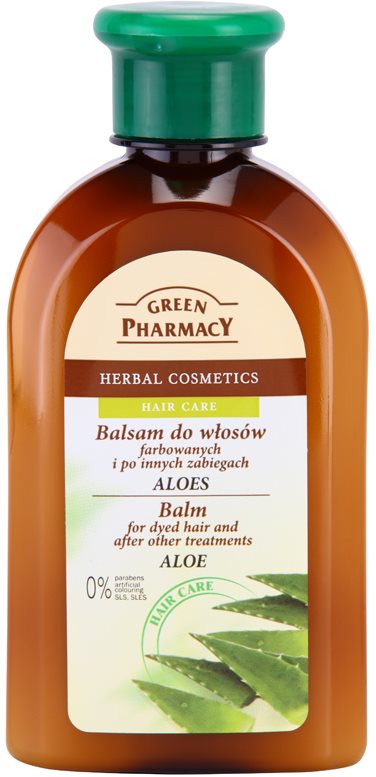 Green Pharmacy Hair Care Aloe balzsam festett, vegyileg kezelt hajra