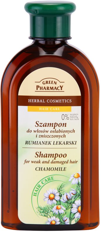 Green Pharmacy Hair Care Chamomile šampon pro oslabené a poškozené vlasy