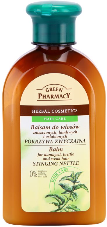 Green Pharmacy Hair Care Stinging Nettle balzam pre poškodené, lámavé a oslabené vlasy