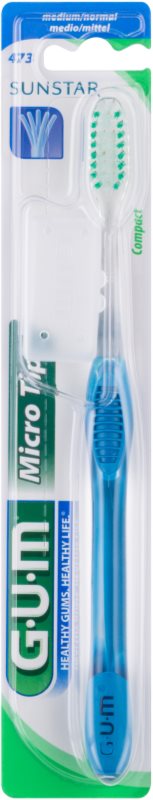 G.U.M Micro Tip Compact zubní kartáček medium