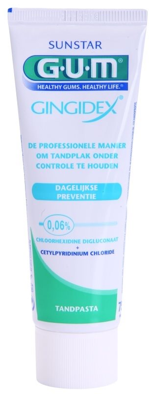 G.U.M Gingidex 0,06% Anti-Plaque Zahnpasta für gesundes Zahnfleisch
