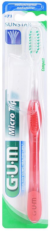 G.U.M Micro Tip Compact szczoteczka do zębów z krótką główką medium