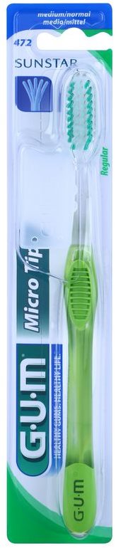 G.U.M Micro Tip Regular zubní kartáček medium