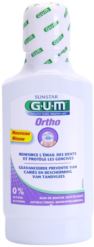 G.U.M Ortho płyn do płukania jamy ustnej dla osób noszących aparaty ortodontyczne