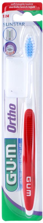 G.U.M Ortho 124 Toothbrush for Fixed Braces Soft