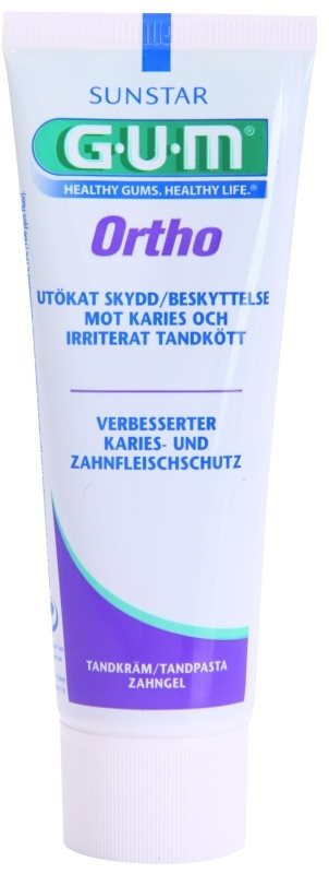 G.U.M Ortho zubná pasta pre používateľov fixného strojčeka