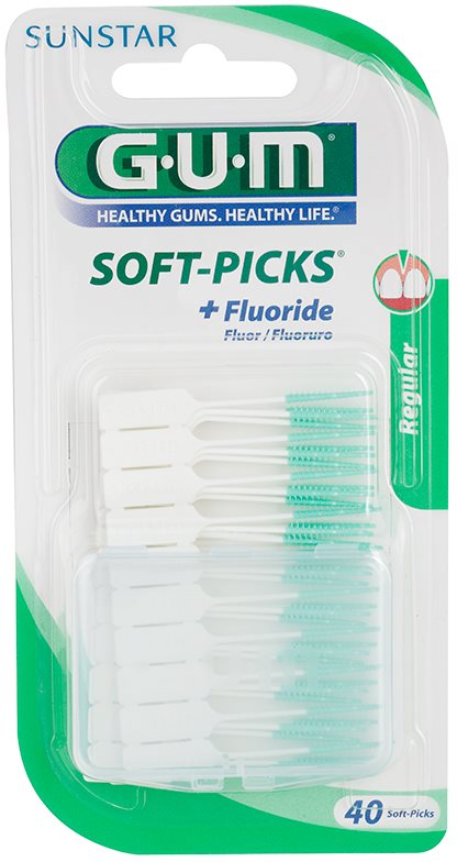 G.U.M Soft-Picks +Fluoride Toothpick Regular