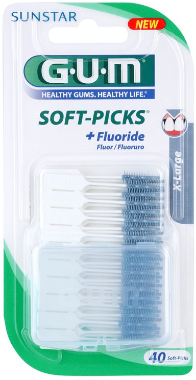 G.U.M Soft-Picks +Fluoride dentální párátka x- large