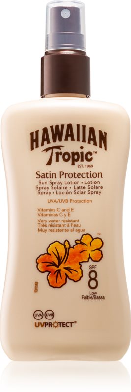 Hawaiian Tropic Satin Protection opaľovací sprej vodeodolný