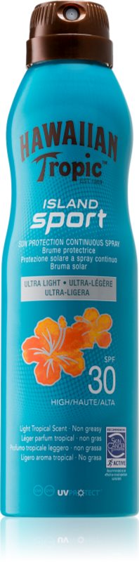 Hawaiian Tropic Island Sport opaľovací sprej SPF 30