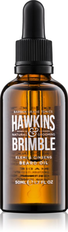 Hawkins & Brimble Natural Grooming Elemi & Ginseng odżywczy olejek do brody i wąsów