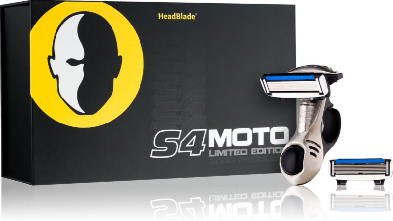 HeadBlade S4 Moto brivnik + nadomestne britvice 4 kos