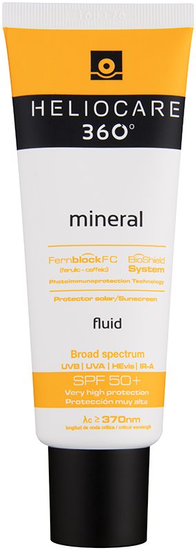 Heliocare 360° protetor solar mineral em creme fluido SPF 50+
