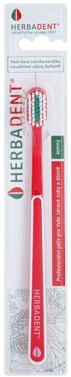 Herbadent Dental Care cepillo de dientes con cabezal corto suave