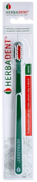 Herbadent Dental Care cepillo de dientes con cabezal corto suave