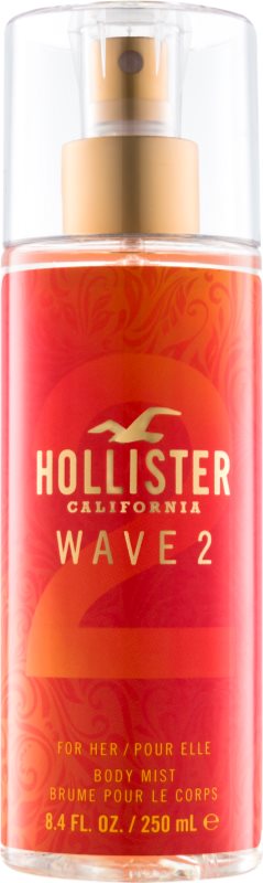 Hollister Wave 2 spray pentru corp pentru femei 250 ml