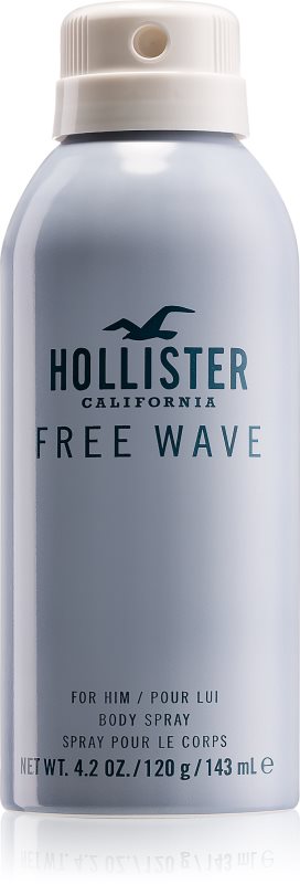 Hollister Free Wave telový sprej pre mužov 143 ml