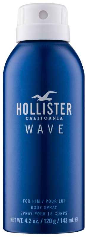 Hollister Wave Σπρεϊ σώματος για άνδρες 143 μλ