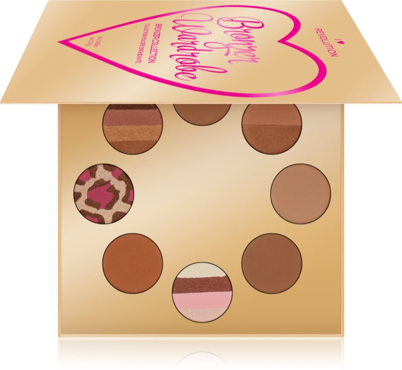 I Heart Revolution Bronzer Wardrobe paletă de bronzere