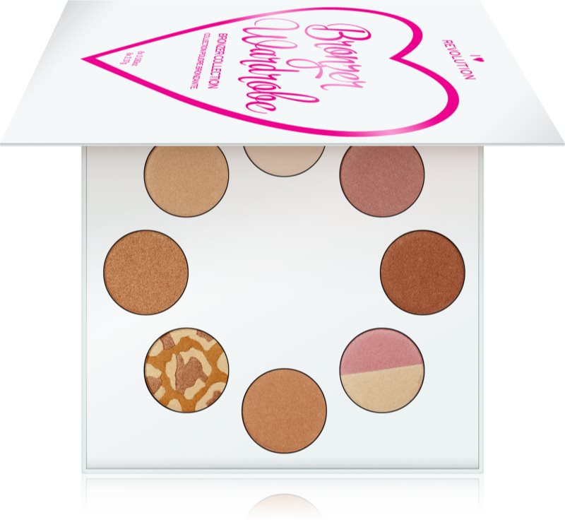 I Heart Revolution Highlighter Wardrobe paleta luminoasa