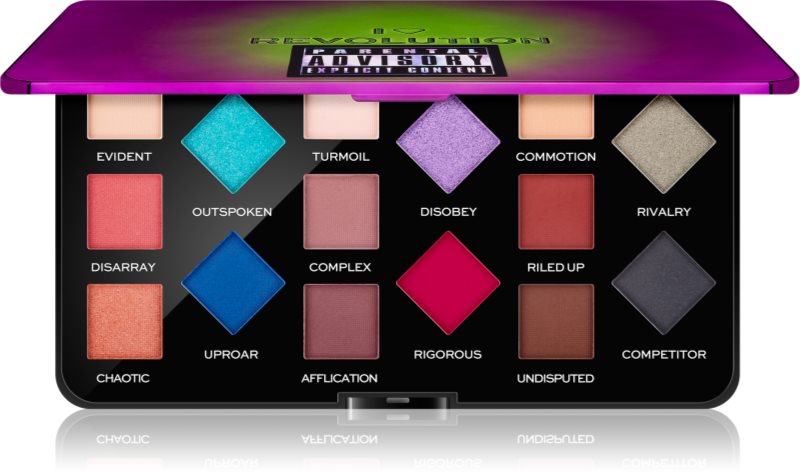 I Heart Revolution Parental Advisory Pandemonium paleta de sombras de ojos