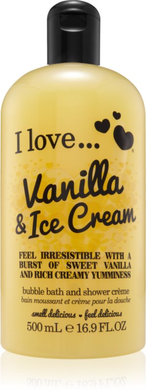 I love... Vanilla & Ice Cream Shower and Bath Cream